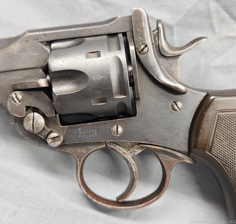 Webley Mark VI revolver .45 ACP 1919 N prefix post war Irish Armed Services-img-22