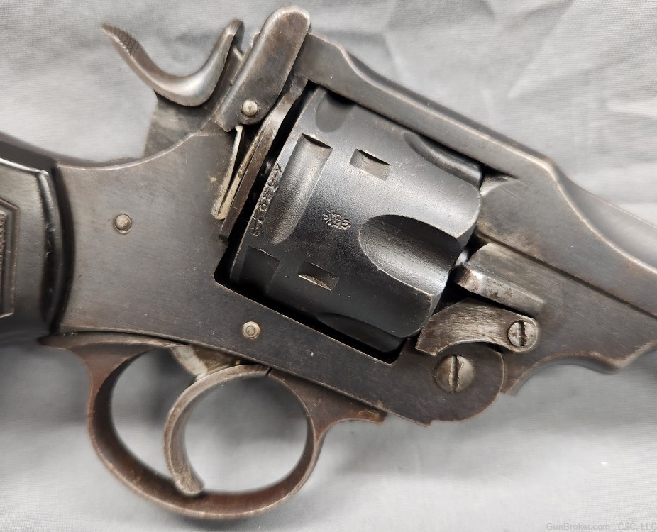 Webley Mark VI revolver .45 ACP 1919 N prefix post war Irish Armed Services-img-3