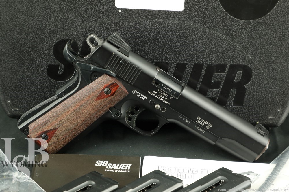 SIG Sauer 1911-22-B .22 LR 5” 1911 Semi-Auto Rimfire pistol MFD 2014-img-0