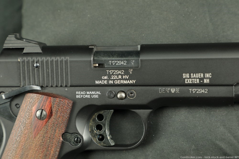 SIG Sauer 1911-22-B .22 LR 5” 1911 Semi-Auto Rimfire pistol MFD 2014-img-18