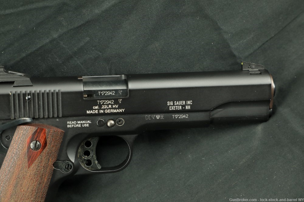 SIG Sauer 1911-22-B .22 LR 5” 1911 Semi-Auto Rimfire pistol MFD 2014-img-5