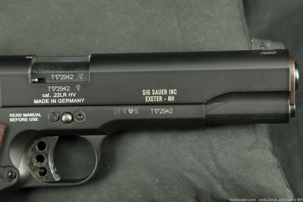 SIG Sauer 1911-22-B .22 LR 5” 1911 Semi-Auto Rimfire pistol MFD 2014-img-20