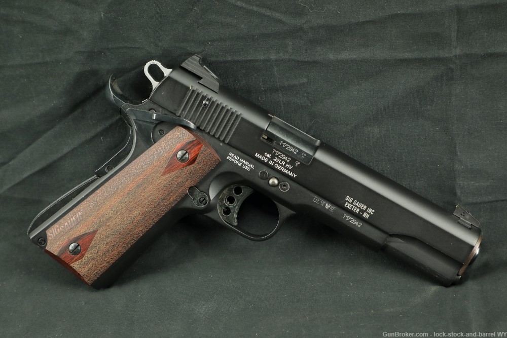 SIG Sauer 1911-22-B .22 LR 5” 1911 Semi-Auto Rimfire pistol MFD 2014-img-3
