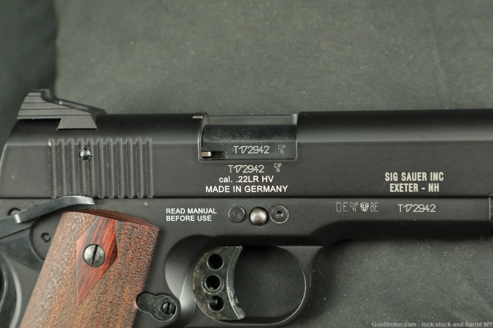 SIG Sauer 1911-22-B .22 LR 5” 1911 Semi-Auto Rimfire pistol MFD 2014-img-19