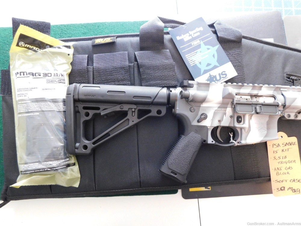Custom AR-15 - 5.56NATO - Many upgraded parts - Soft Tac Case - PMAG 30 M2-img-3