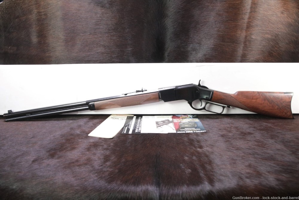 Winchester Miroku Model 1873 .44-40 Win 24” Lever Action Rifle & Box, 2019-img-9
