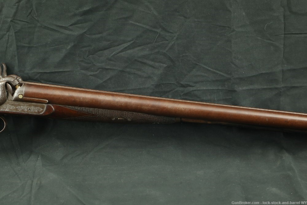 Joseph Manton Back-Action 10 GA Percussion SXS Shotgun, 1830s Antique ...