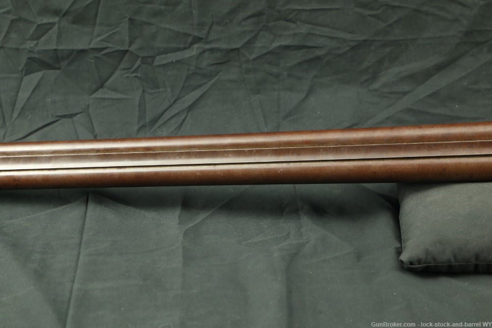 Joseph Manton Back-Action 10 GA Percussion SXS Shotgun, 1830s Antique-img-14