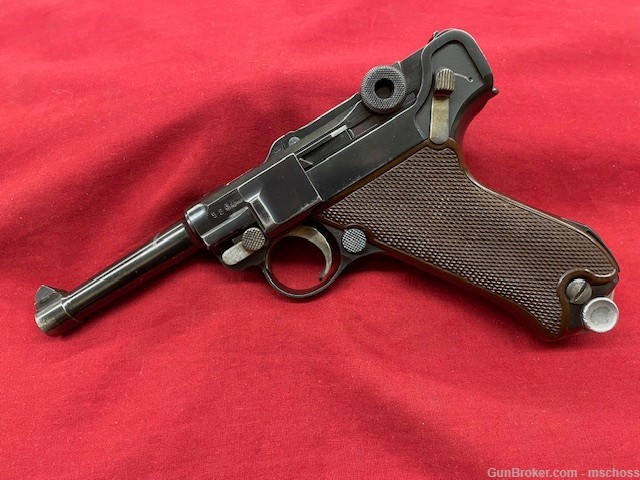 WWII Krieghoff Suhl Contract 1936 P08 German Luger 9mm P.08-img-2