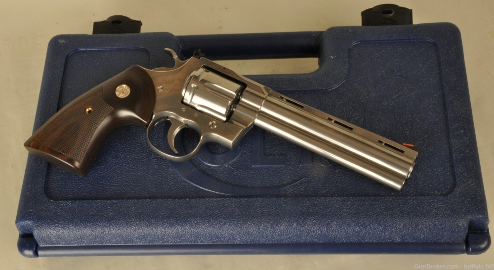 COLT MODEL PYTHON .357 Magnum Stainless 6" NIB-img-3