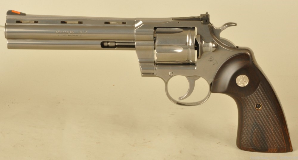 COLT MODEL PYTHON .357 Magnum Stainless 6" NIB-img-1