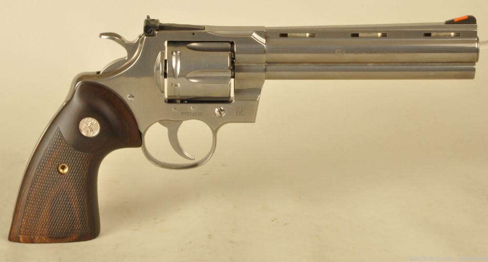 COLT MODEL PYTHON .357 Magnum Stainless 6" NIB-img-0