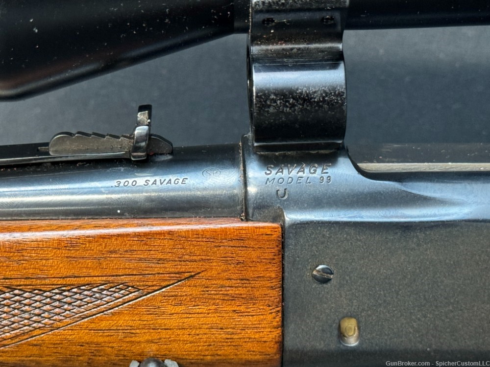 Savage 99F Featherweight Lever Action 300 Savage - Simmons 1044 - MFD 1956-img-9