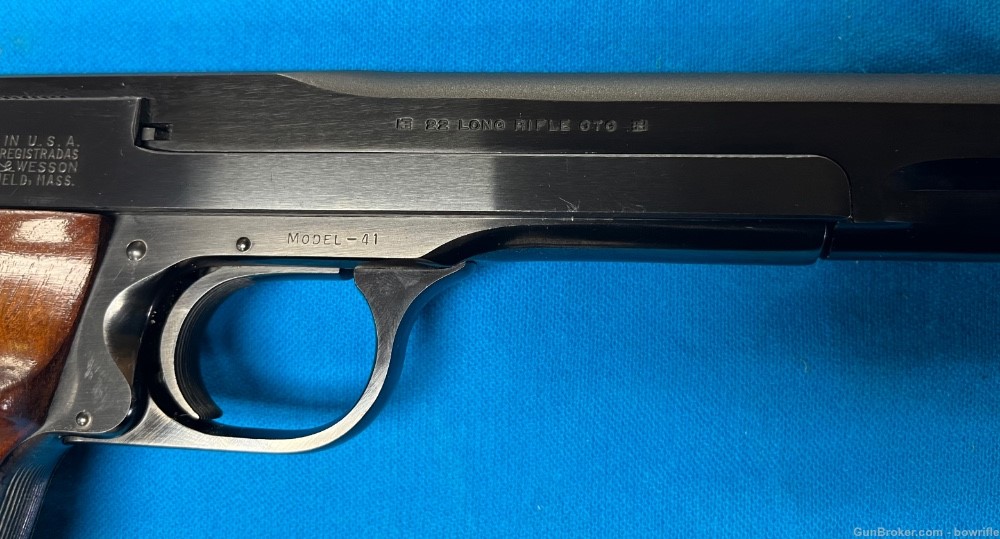 1969 Smith & Wesson Model 41 blue 22LR ORIGINAL BOX AND FINISH!-img-18
