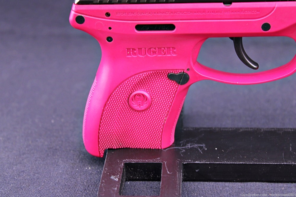 RUGER LC9 9MM 3.12 BBL MANUAL SAFETY RASPBERRY PINK FACTORY BOX -img-8