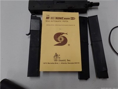 MAC 11/Nine and four magazines with loader and manual