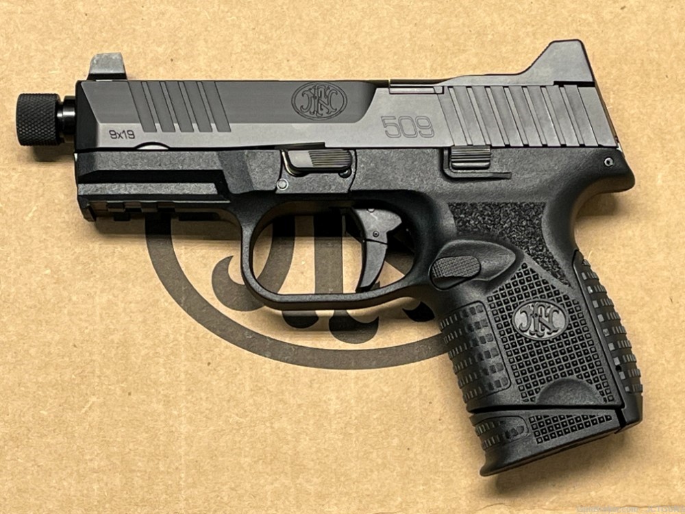 FN509 Compact Tactical, Semi-automatic, Compact, 9MM, 4.32" TB, NO CC FEES -img-1