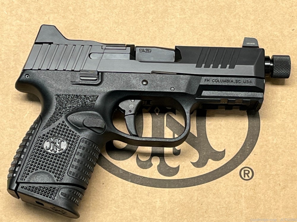 FN509 Compact Tactical, Semi-automatic, Compact, 9MM, 4.32" TB, NO CC FEES -img-4