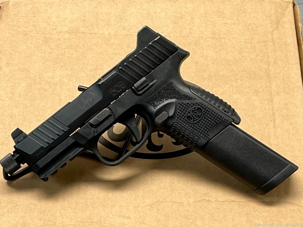 FN509 Compact Tactical, Semi-automatic, Compact, 9MM, 4.32" TB, NO CC FEES -img-7