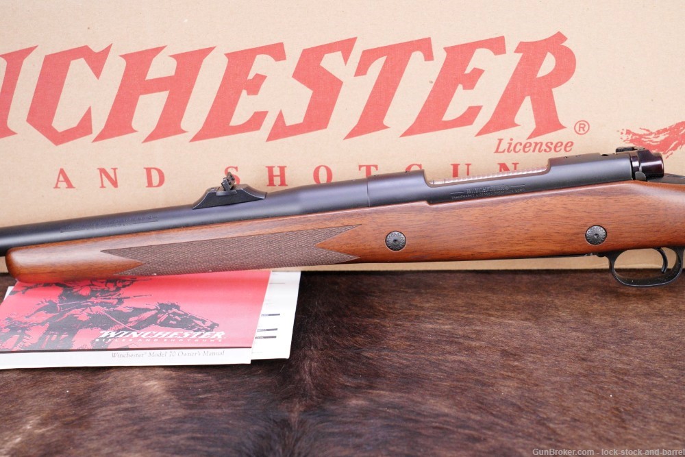 Winchester Model 70 Safari Express Classic .375 H&H MAG 24” Rifle & Box-img-9