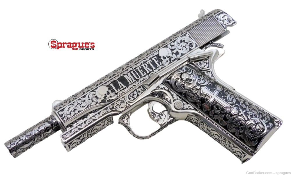Colt 38 Super 1911 "La Muerte" -img-1