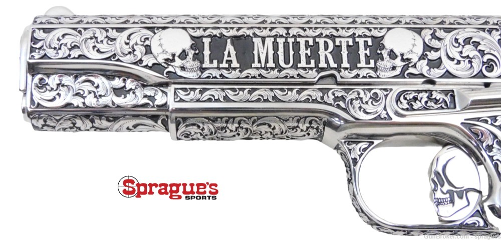 Colt 38 Super 1911 "La Muerte" -img-12