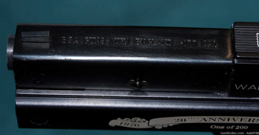 BSA 240 Magnum IHMSA Commemorative Air Pistol in .177 Cal Pellet-img-4