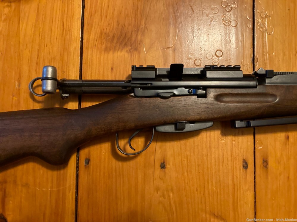 Swiss Sig K31 Rifle 7.5x55 with RSI Scope Mount and Dampener Straight Pull -img-7