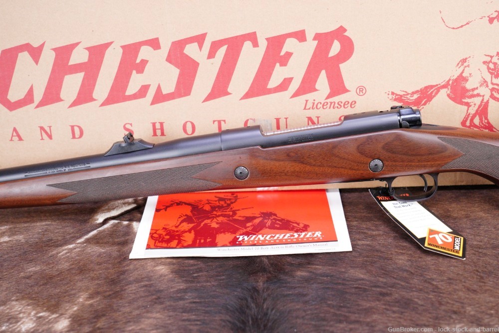 Winchester Model 70 Safari Express Classic .416 Rem Mag 24” Rifle & Box -img-9