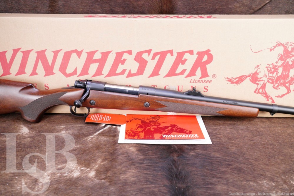 Winchester Model 70 Safari Express Classic .416 Rem Mag 24” Rifle & Box -img-0