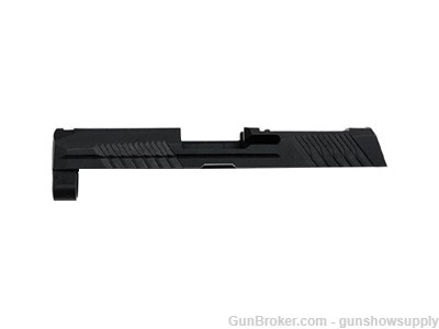 9mm Stripped Slide Sig P320 Compact RMR Optic Cut – Black Nitride-img-1