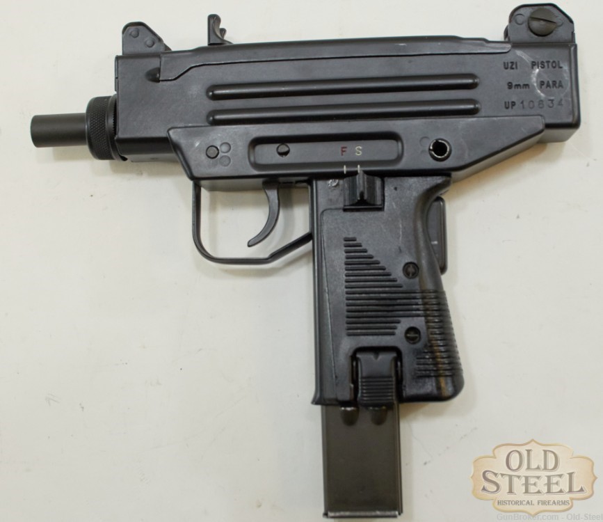 Israeli IMI Action Arms UZI Pistol 9mm Pre-Ban W/ Original Box, Mags-img-16
