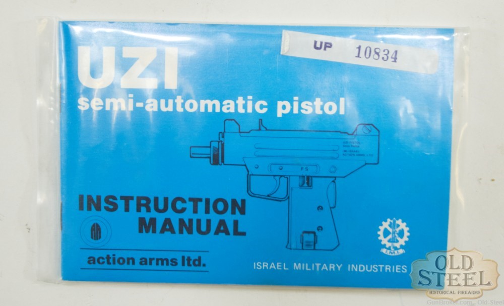 Israeli IMI Action Arms UZI Pistol 9mm Pre-Ban W/ Original Box, Mags-img-5