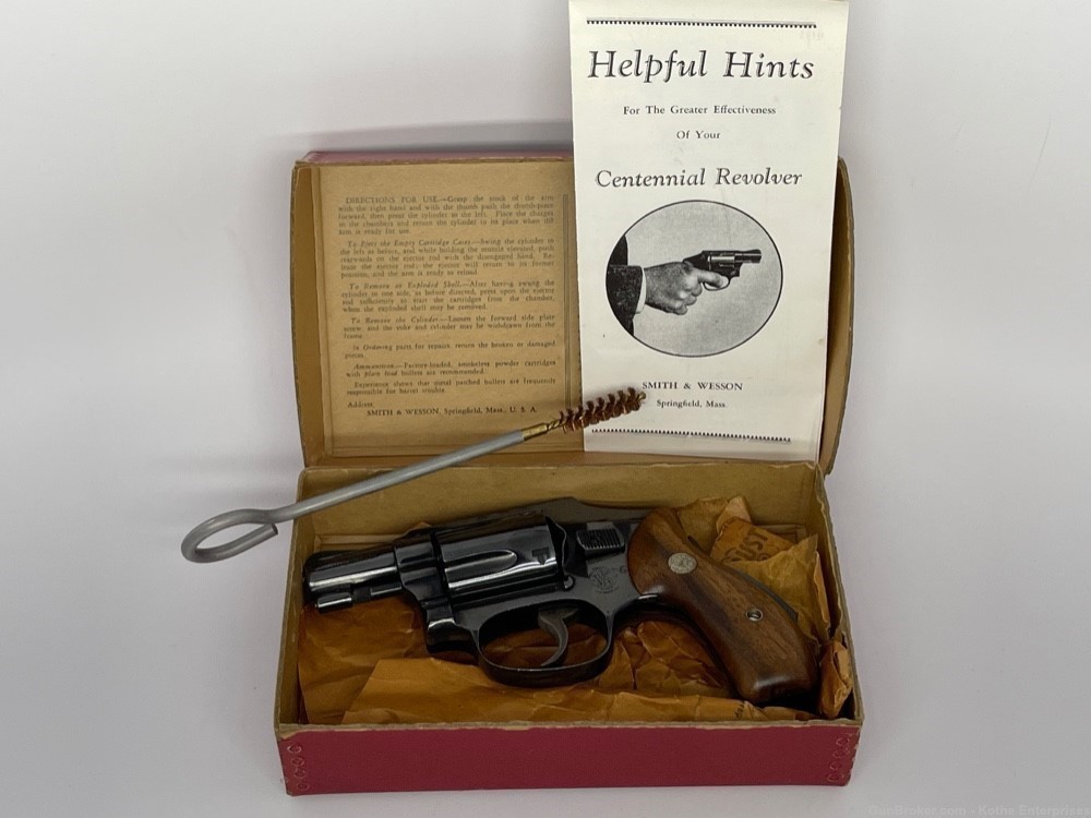 Smith & Wesson Centennial Pre-Model 40 1952-55 Red Box-img-22