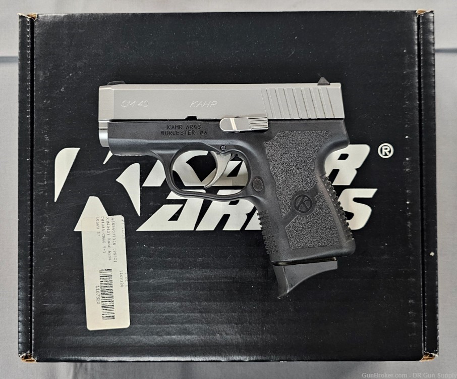 Kahr Arms CM40 40 S&W 3" 7RD CM4043 Stainless NO CC FEES!-img-0