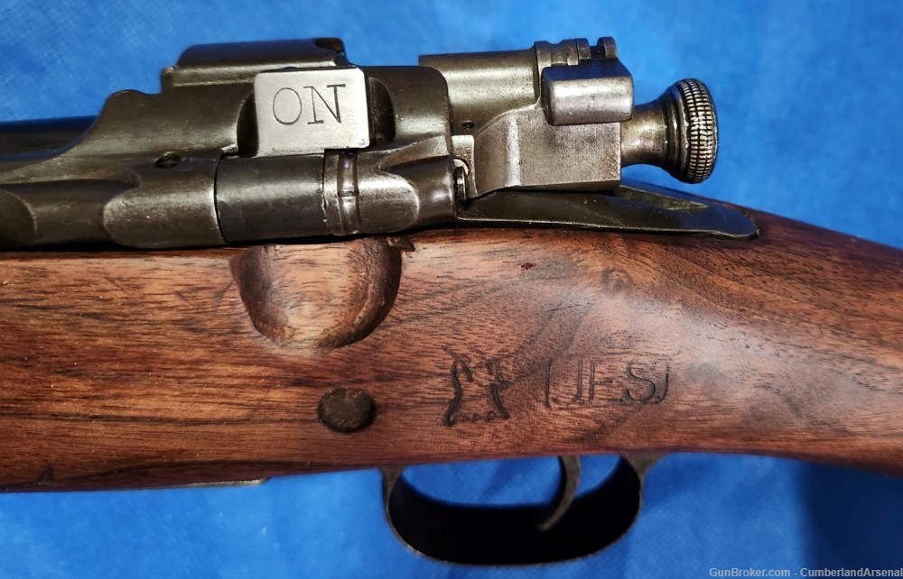 1903 Springfield ’07 SA WW2 USMC rifle, SA 5-42 Bbl, S-Stk, HiHump HG-img-14