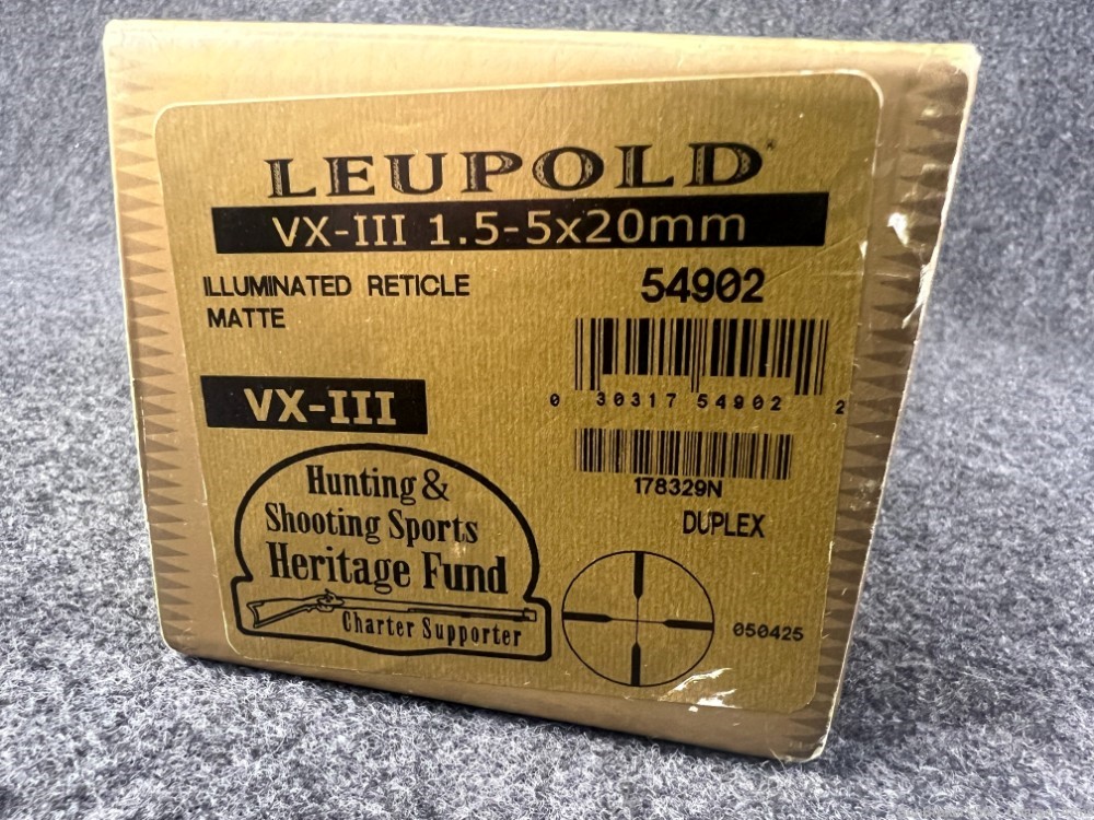 Leupold VX-III 1.5-5X20mm Duplex Illuminated Reticle-img-1