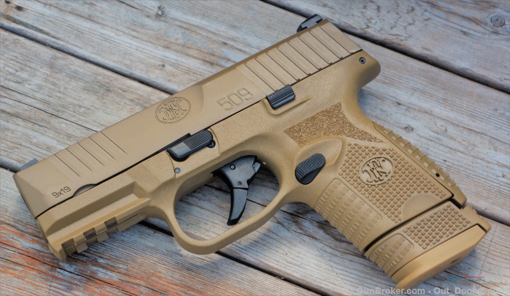 FN 509 Compact conceal 9MM NMS FDE 9MM EZ PAY $39-img-7