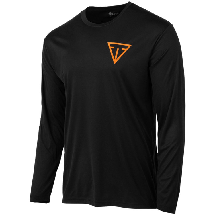 BERETTA Men's Tikka Tech Black Long Sleeve T-Shirt, Size: L-img-1