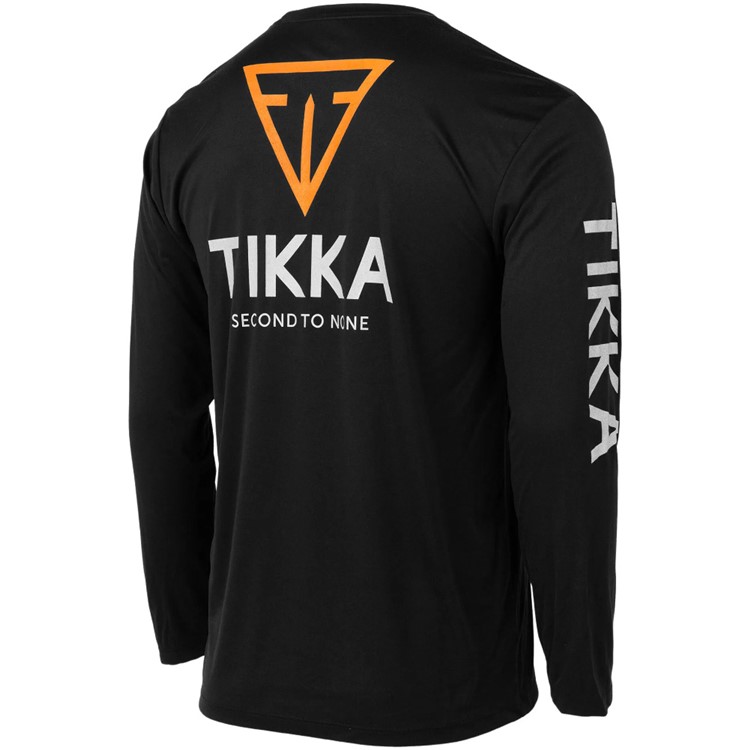 BERETTA Men's Tikka Tech Black Long Sleeve T-Shirt, Size: L-img-2