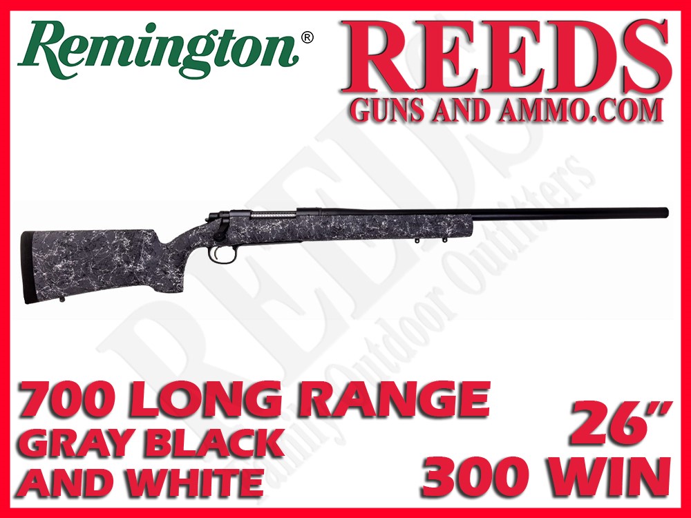 Remington 700 Long Range Heavy Barrel HS Gray 300 Win Mag 26in R84161-img-0
