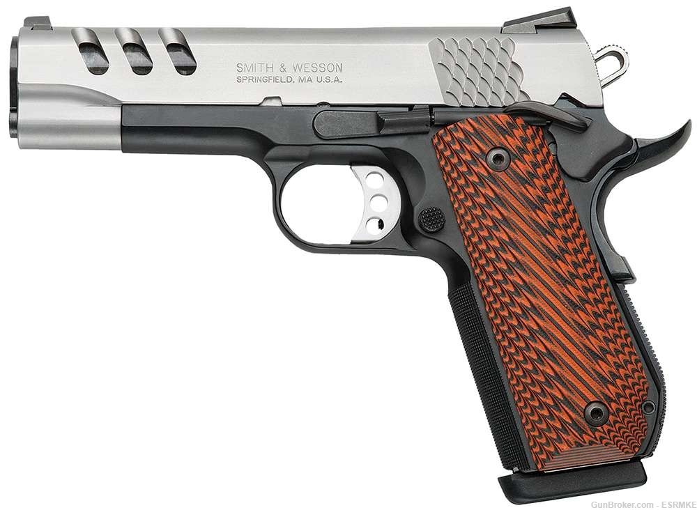 SMITH & WESSON SW1911PCRB .45ACP 4.25" 8RD 022188703443 84202 -img-0
