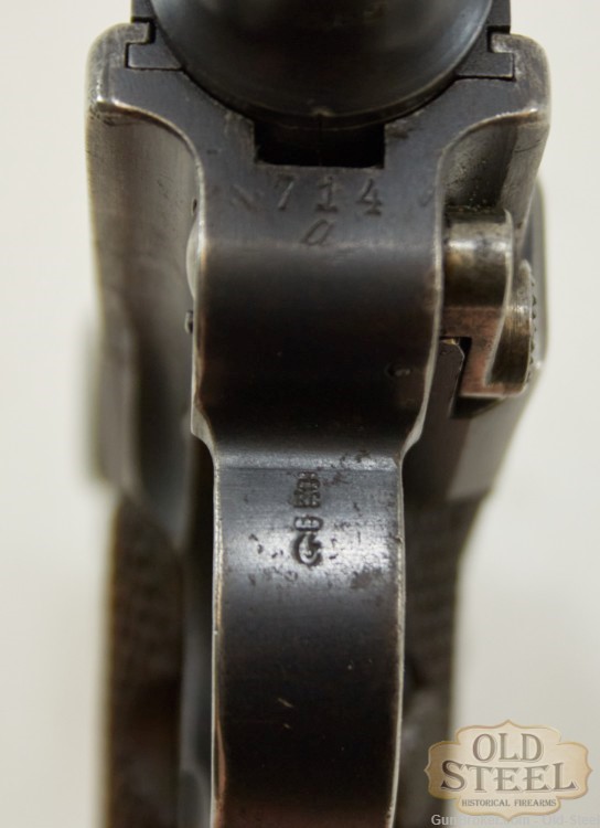  Unit Marked German P08 Luger 9mm Erfurt C&R WW1 WWI Era MFG 1912-img-14
