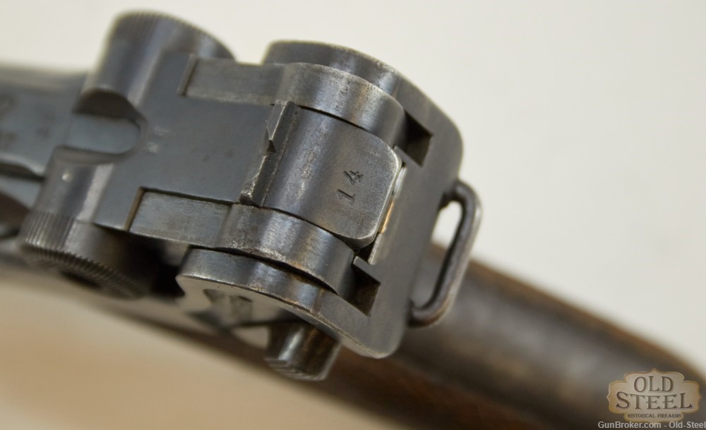  Unit Marked German P08 Luger 9mm Erfurt C&R WW1 WWI Era MFG 1912-img-23