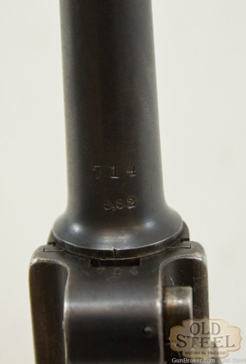 Unit Marked German P08 Luger 9mm Erfurt C&R WW1 WWI Era MFG 1912-img-16