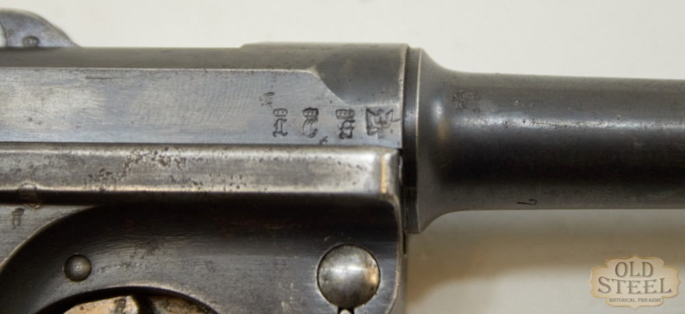  Unit Marked German P08 Luger 9mm Erfurt C&R WW1 WWI Era MFG 1912-img-11