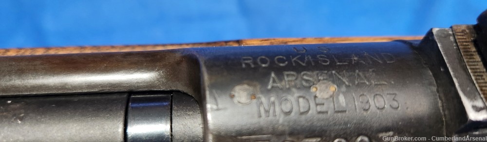 1903 Springfield 1919 Rock Island Arsenal, SA 11-42 Bbl, Arsenal Rework-img-28