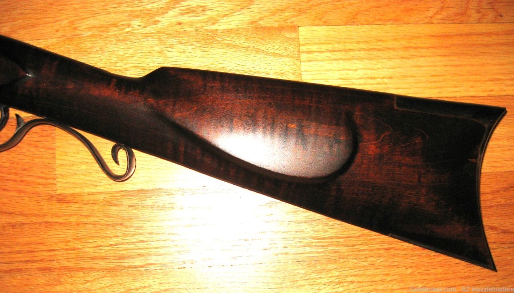 54 Cal Brant Selb Hawken Rifle, Colerain Tapered Barrel, Davis Lock & Trig-img-6
