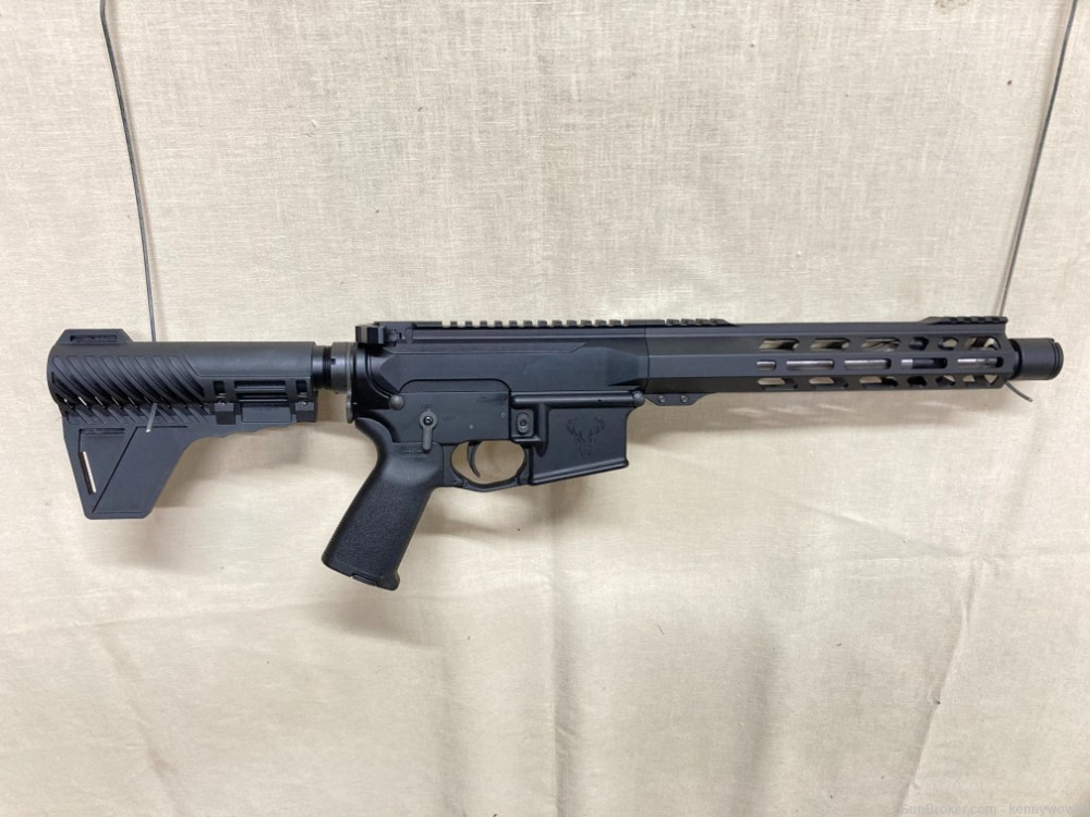 AR-15 Stag-15 Left hand 5.56 pistol MLOK SS 10.5" brace 5.5# trigger-img-1
