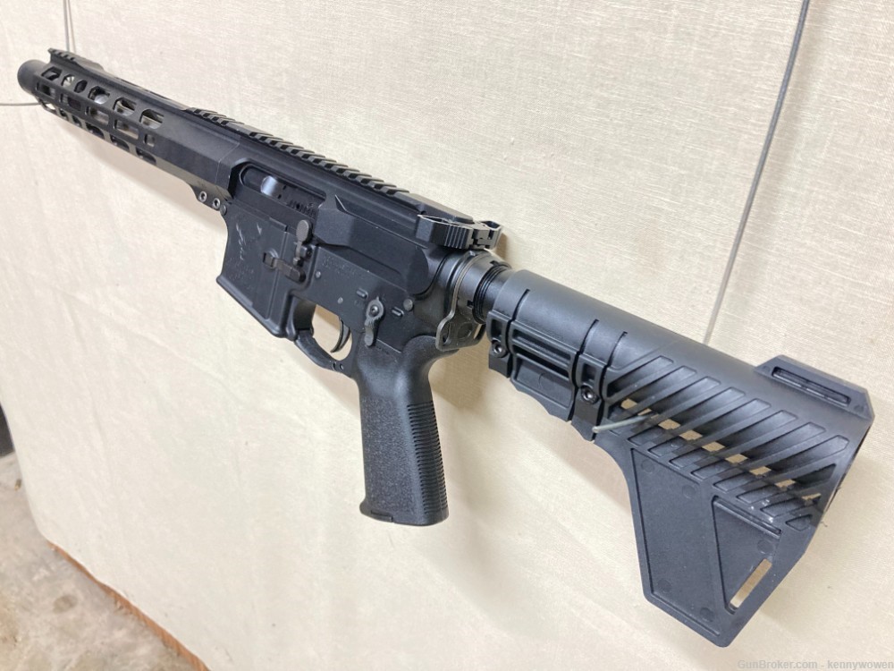 AR-15 Stag-15 Left hand 5.56 pistol MLOK SS 10.5" brace 5.5# trigger-img-7